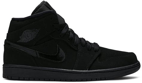 Zwarte Air Jordan 1 Mid 